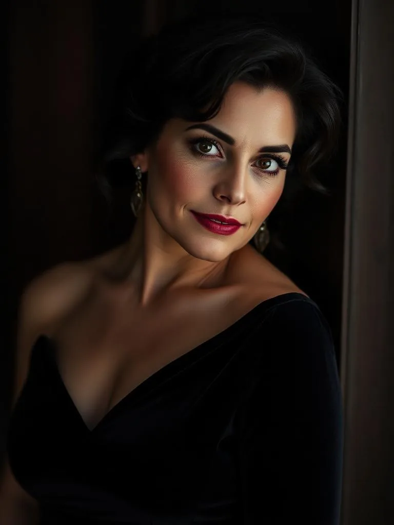 Victoria, Mysterious Brunette Muse